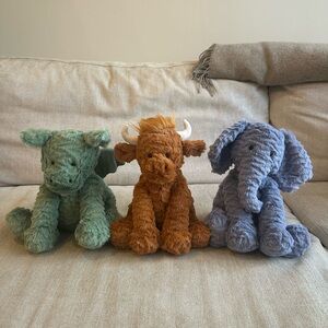 BNWT Jellycat Fuddlewuddle Trio
